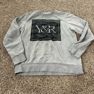 Young & Reckless Light Gray Crewneck Sweater